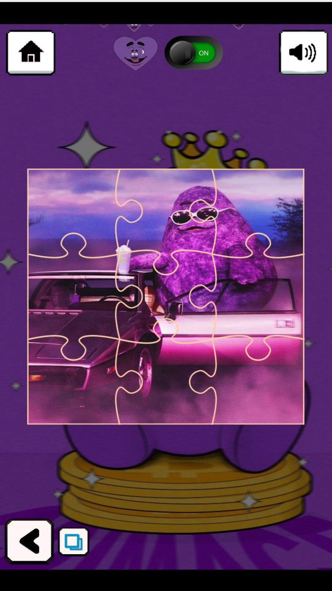 Grimace Puzzles Time screenshot