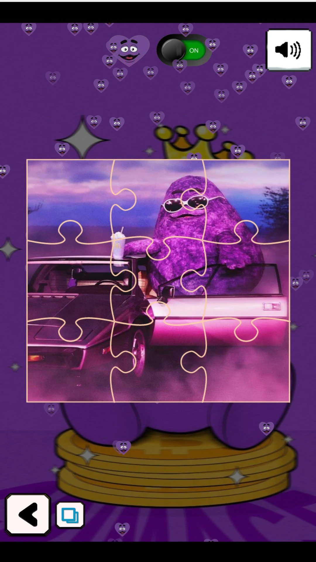 Grimace Puzzles Time screenshot